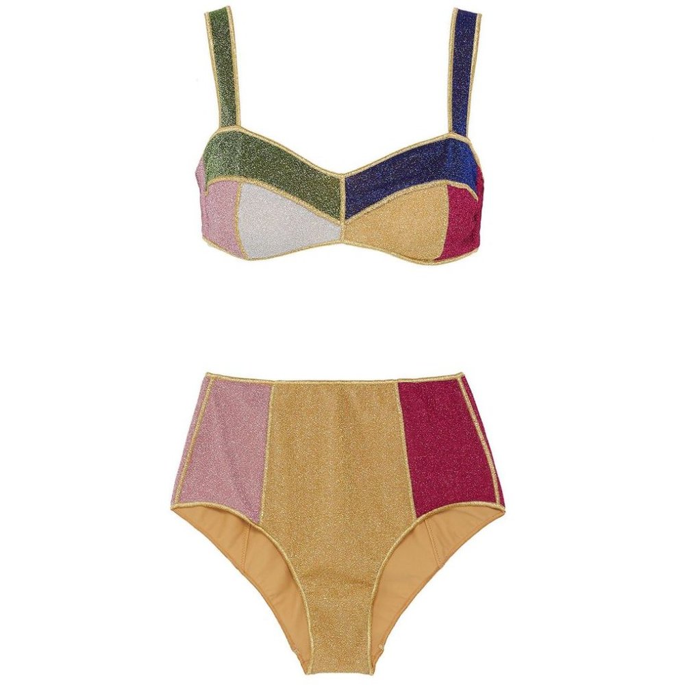 Oséree Lumière Colore' High Waist Bikini Set